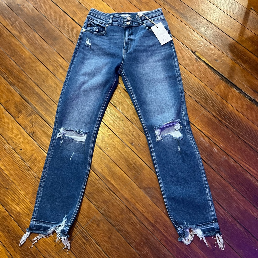 KanCan High Rise Slim Straight Jeans